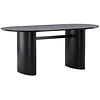 Isolde Zwart Eettafel Ovaal 180 cm