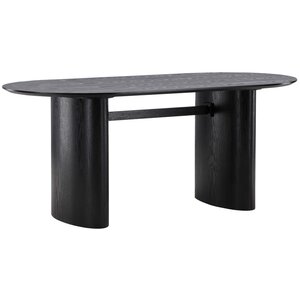 Hjem interiors Isolde Zwart Eettafel Ovaal 180 cm