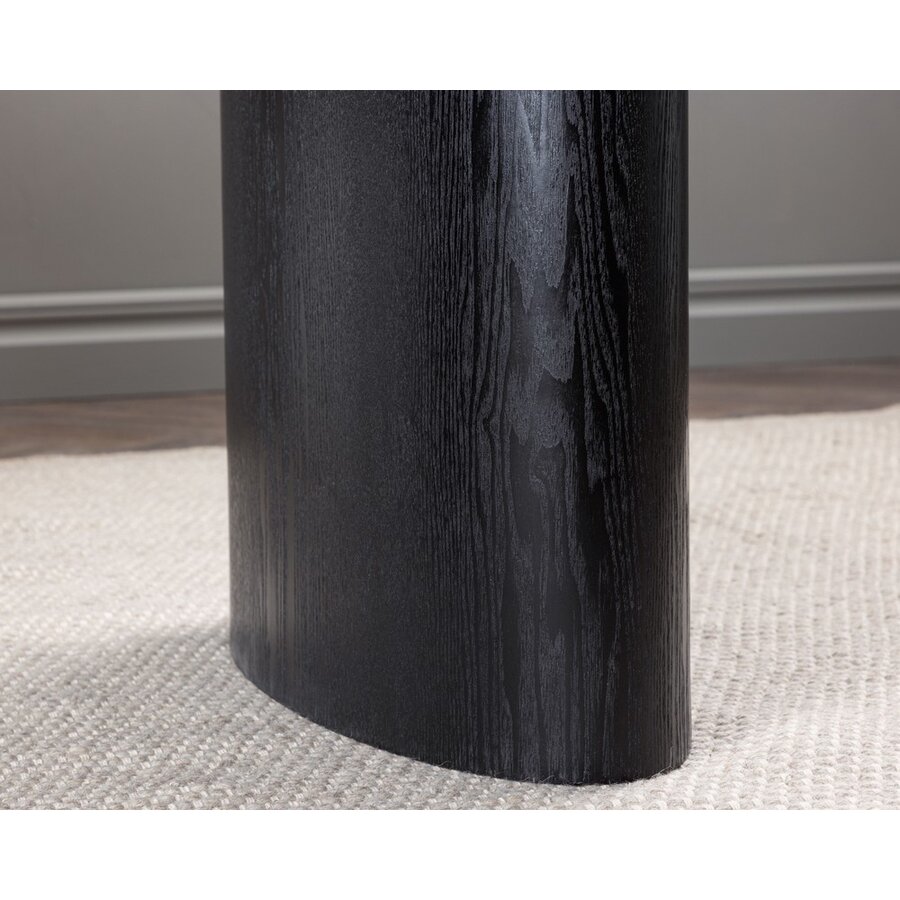 Isolde Zwart Eettafel Ovaal 180 cm