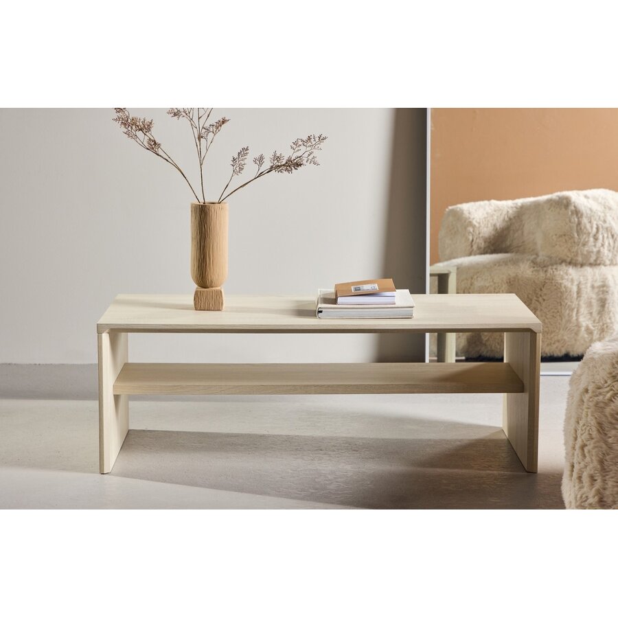 Telemarket White Wash Salontafel Rechthoek 110x50 cm Telemarket White Wash Salontafel Rechthoek 110x50 cm