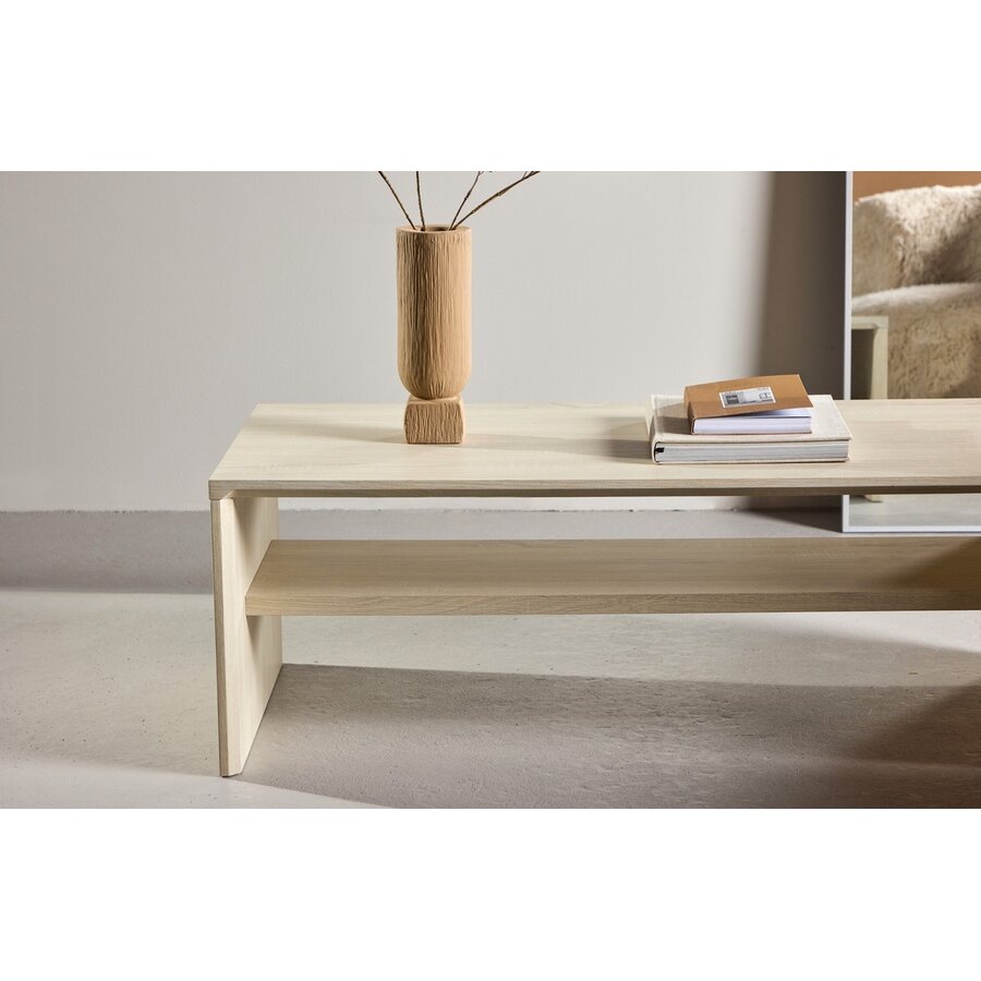 Telemarket White Wash Salontafel Rechthoek 110x50 cm Telemarket White Wash Salontafel Rechthoek 110x50 cm