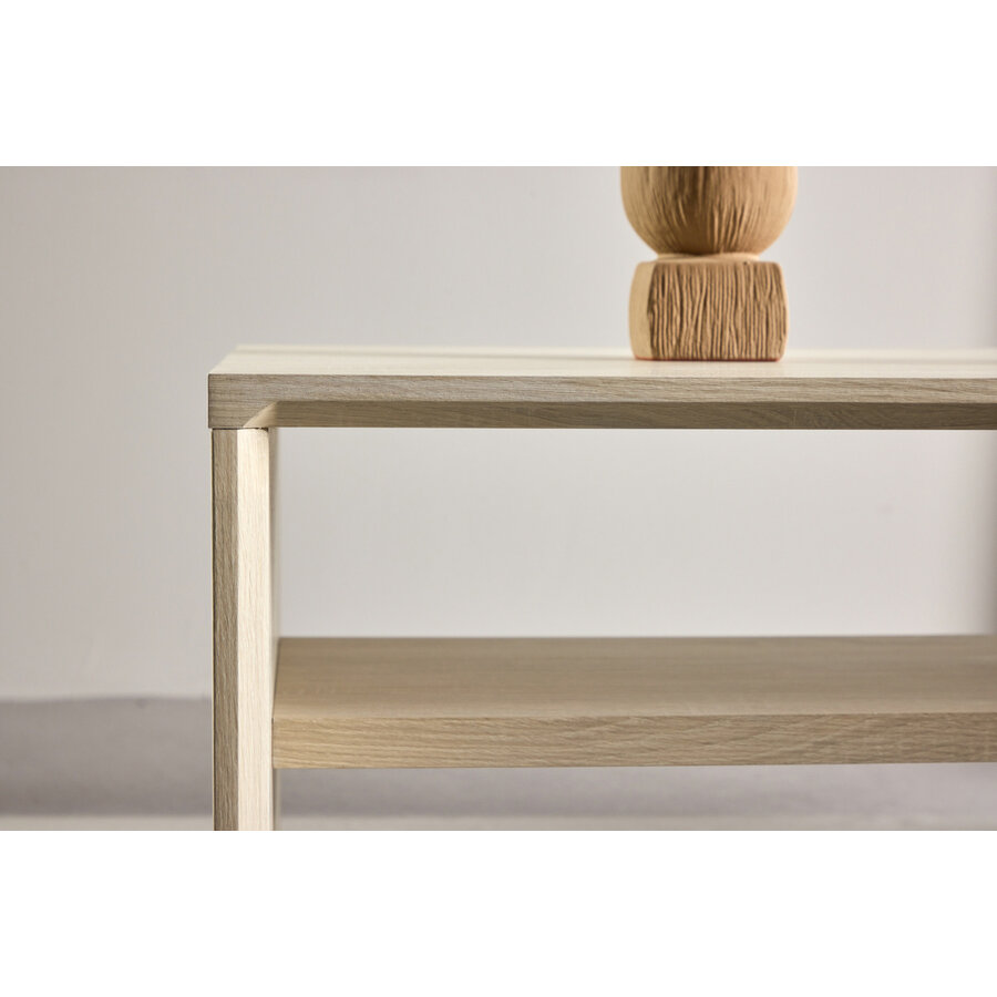 Telemarket White Wash Salontafel Rechthoek 110x50 cm Telemarket White Wash Salontafel Rechthoek 110x50 cm