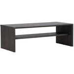 Hjem interiors Telemarket Zwart Salontafel Rechthoek 110x50 cm