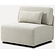 Mia Beige 1-Zits Modulair Bank
