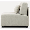 Mia Beige 1-Zits Modulair Bank