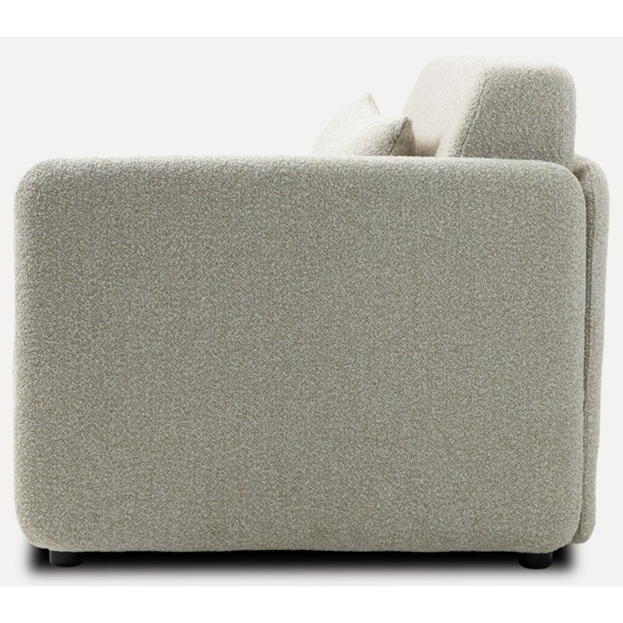 Mia Beige 1-Zits Modulair Bank Rechts