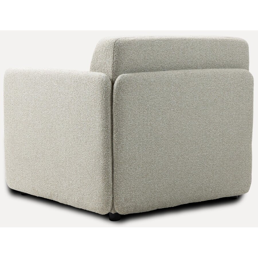 Mia Beige 1-Zits Modulair Bank Rechts