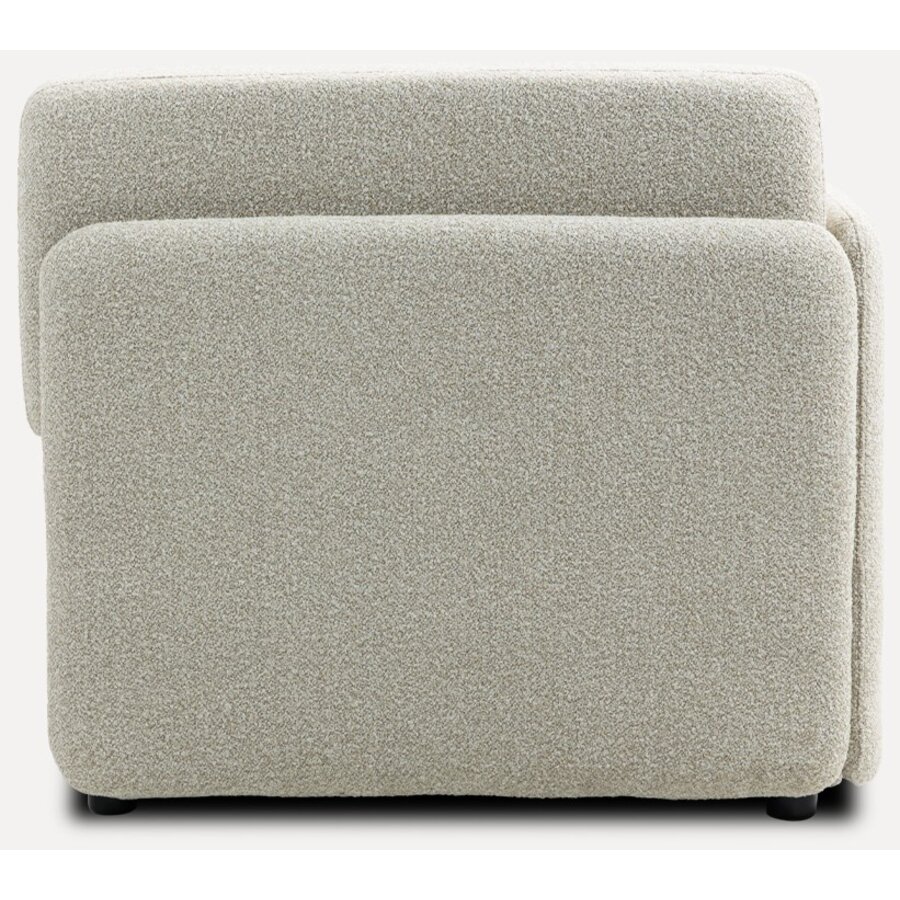 Mia Beige 1-Zits Modulair Bank Links