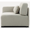 Mia Beige 1-Zits Modulair Bank Links