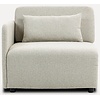 Mia Beige 1-Zits Modulair Bank Links