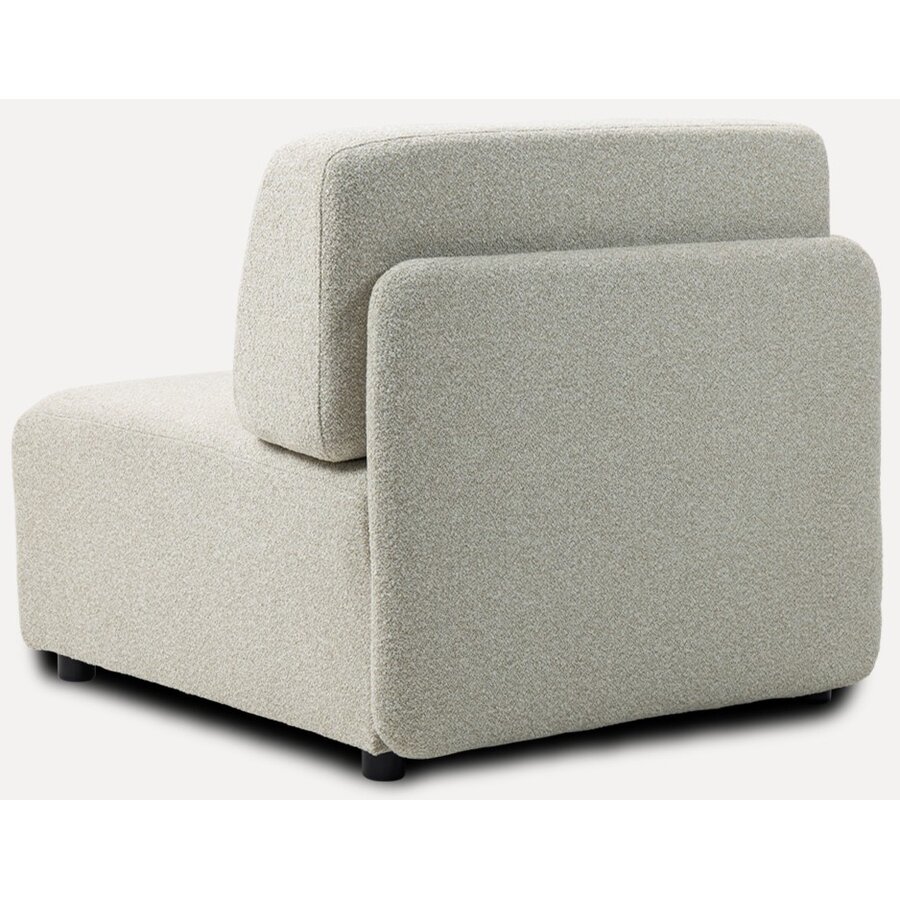 Mia Beige 1-Zits Modulair Bank Links