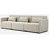 Mia Beige 3-Zits Bank Mia Beige 3-Zits Bank