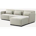 Hjem interiors Mia Beige 3-Zits Bank met Ottoman