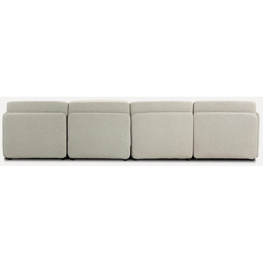Mia Beige 4-Zits Bank met Ottoman Mia Beige 4-Zits Bank met Ottoman