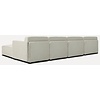 Mia Beige 4-Zits Bank met Ottoman Mia Beige 4-Zits Bank met Ottoman