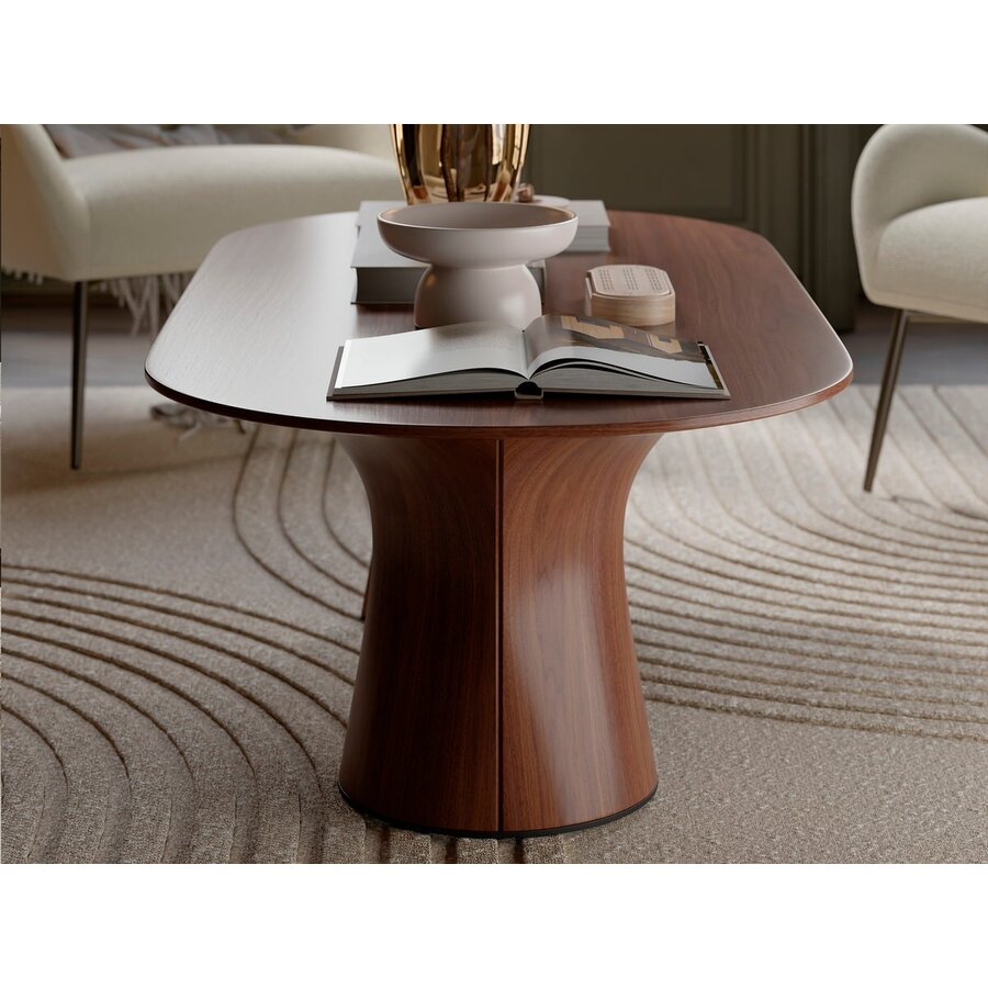 Root Walnoot Salontafel Organisch