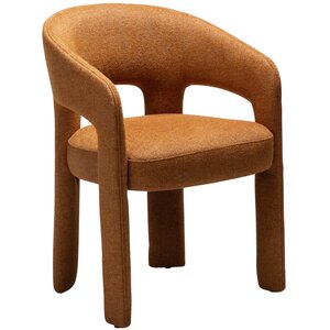 Dan Form Splendor Pompoen Bouclé Eetkamerstoel