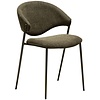 Zone Eetkamerstoel Oljifgroen Bouclé