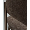 Zone Eetkamerstoel Bruin Bouclé