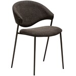 Dan Form Zone Eetkamerstoel Bruin Bouclé