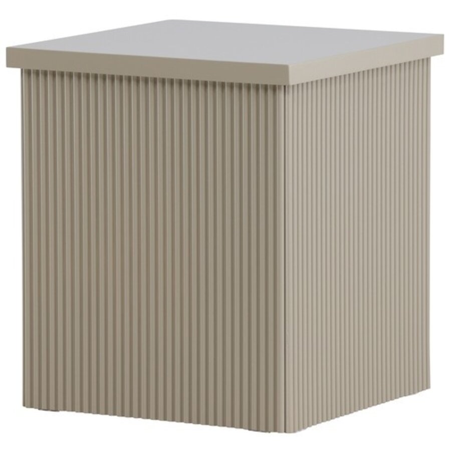 Lenox Beige Bijzettafel Vierkant