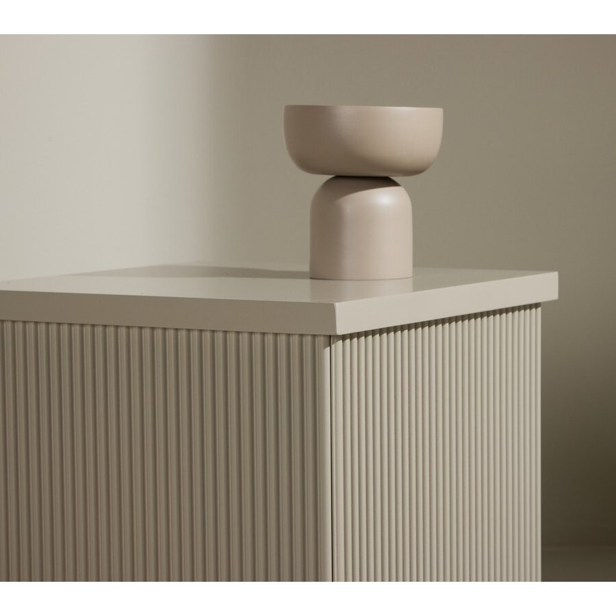 Lenox Beige Bijzettafel Vierkant