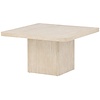 Qvart Travertijn Beige Salontafel Vierkant