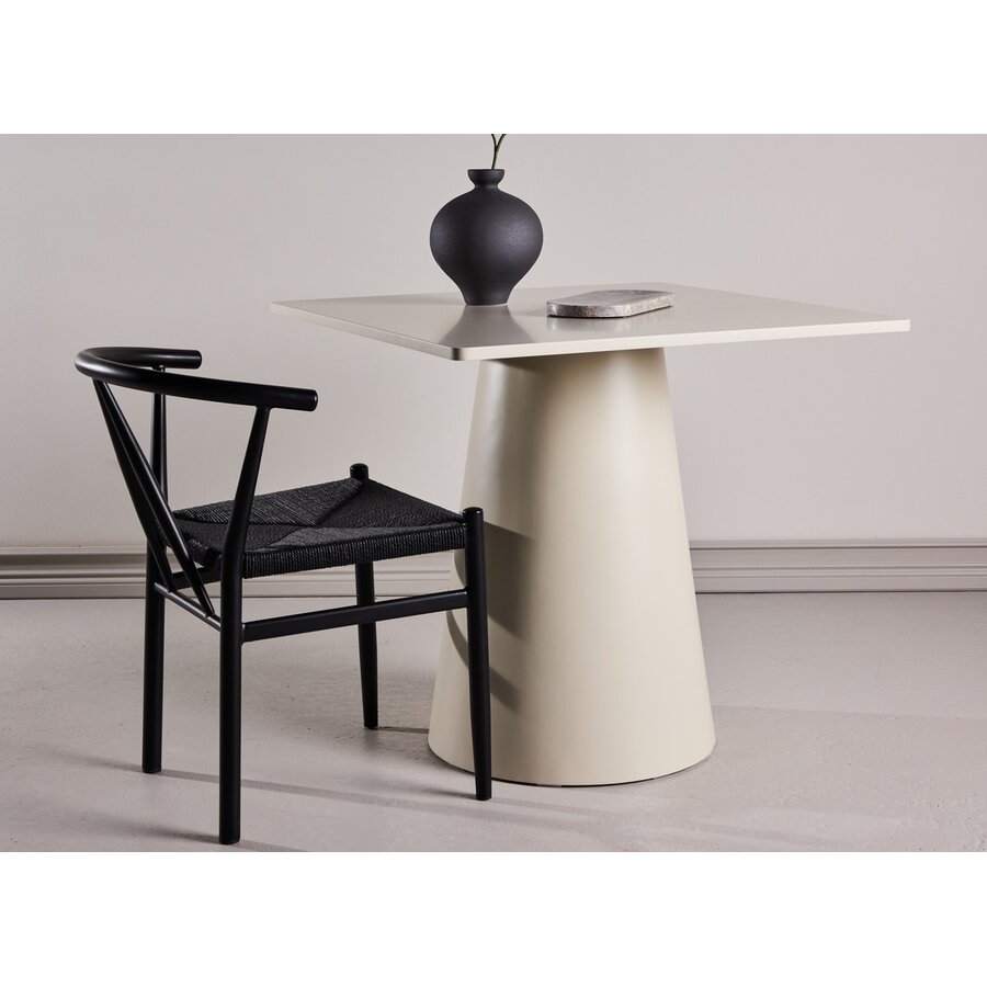 Lanzi Beige Eettafel Vierkant 80x80 cm