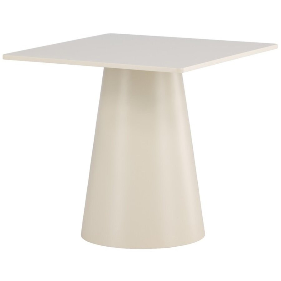 Lanzi Beige Eettafel Vierkant 80x80 cm