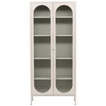 Hjem Interiors Lima Beige Vitrinekast H180 cm