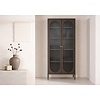 Lima Bruin Vitrinekast H180 cm
