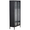 Lima Zwart Vitrinekast H180 cm