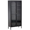 Lima Zwart Vitrinekast H180 cm