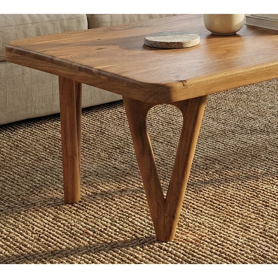 Vadim Rechthoekige Salontafel Massief Acaciahout