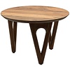 Vadim Ronde Bijzettafel Massief Acaciahout Ø60 cm