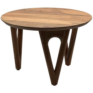 Sky Style Vadim Ronde Bijzettafel Massief Acaciahout Ø60 cm