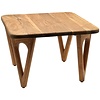 Vadim Vierkante Bijzettafel Massief Acacia