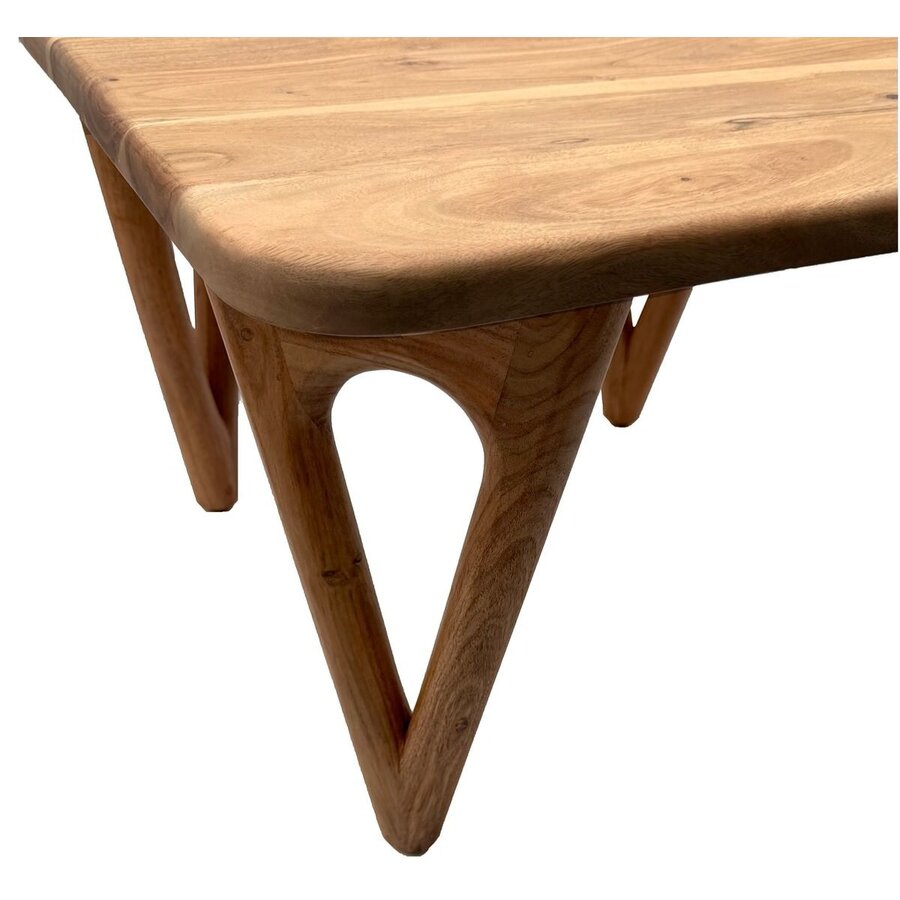 Vadim Vierkante Bijzettafel Massief Acacia