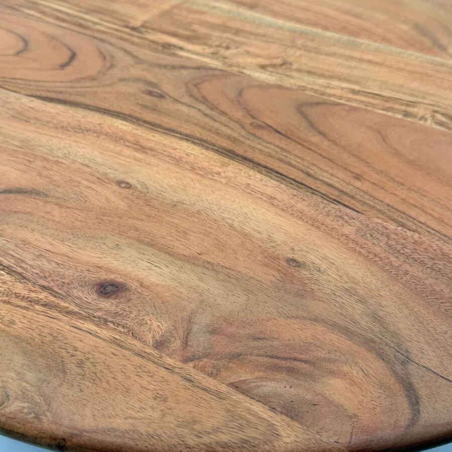 Nell Ronde Salontafel Massief Acaciahout Ø60 cm