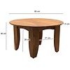 Nell Ronde Salontafel Massief Acaciahout Ø60 cm