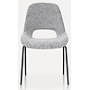 Julie Eetkamerstoel Lichtgrijs Bouclé