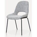 Hjem Interiors Julie Eetkamerstoel Lichtgrijs Bouclé