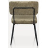 Melvin Ribstof Eetkamerstoel Olijfgroen