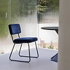 Melvin Ribstof Eetkamerstoel Marineblauw