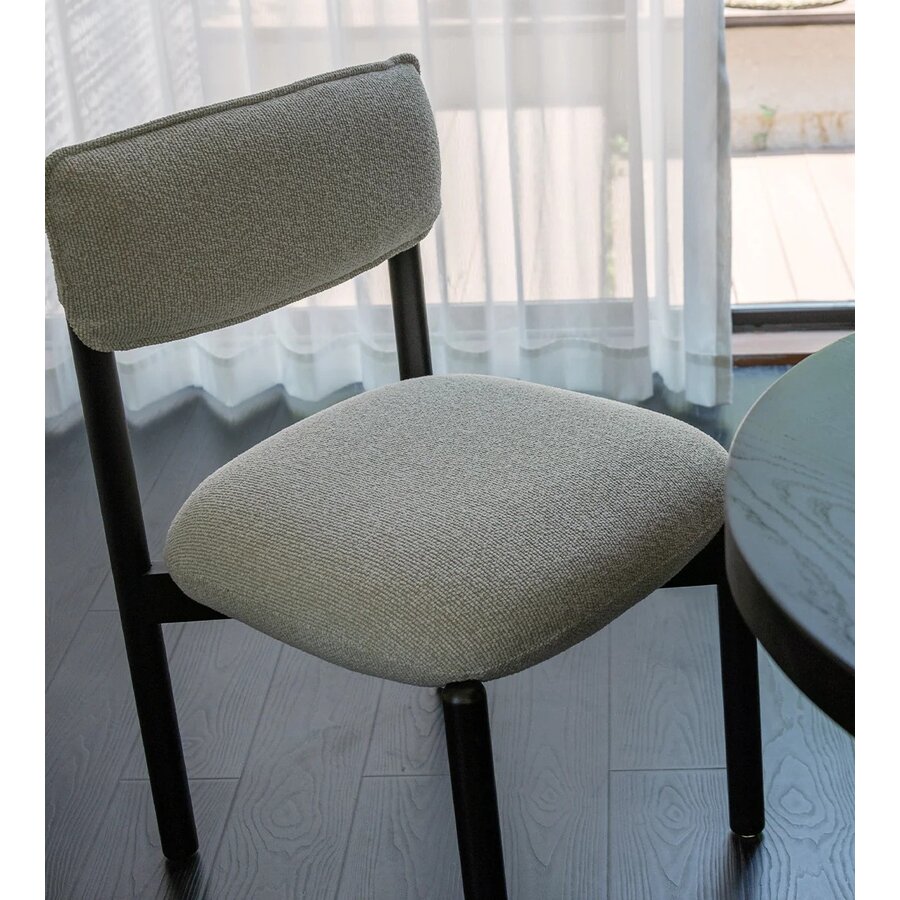 Frank Eetkamerstoel Zwart/Beige