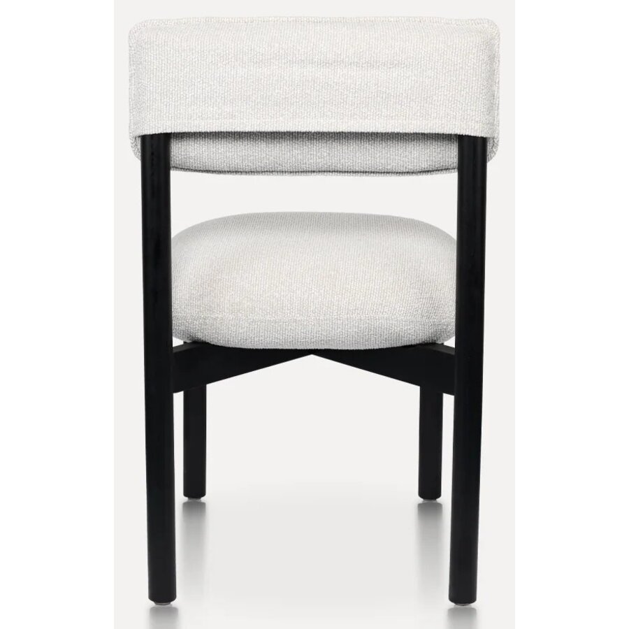 Frank Eetkamerstoel Zwart/Beige