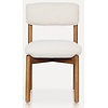 Frank Eetkamerstoel Walnoot/Beige