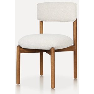 Hjem Interiors Frank Eetkamerstoel Walnoot/Beige