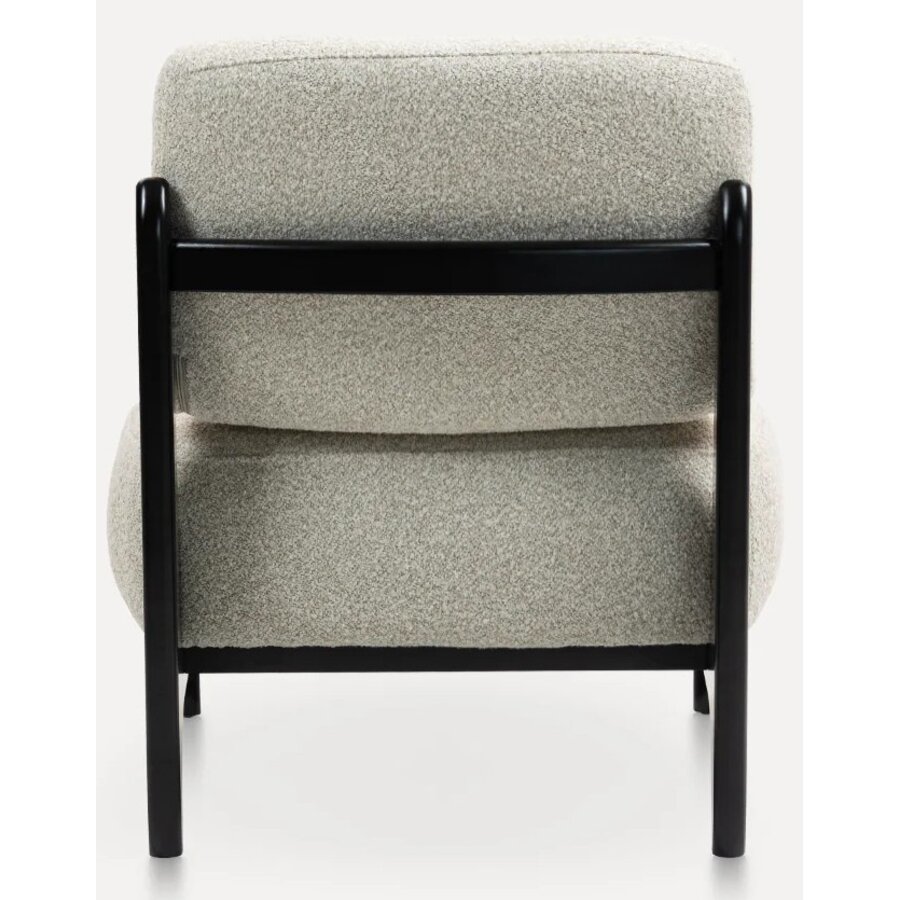 Naomi Loungestoel Beige/Zwart