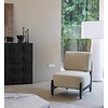 Naomi Loungestoel Beige/Zwart